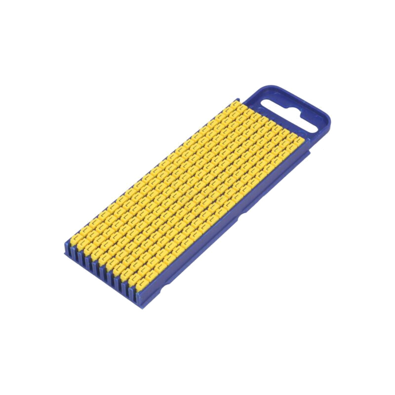 Markere; Marcaj: L; 2,8÷3,8mm; poliamidă; galbenă; -40÷85°C; WIC