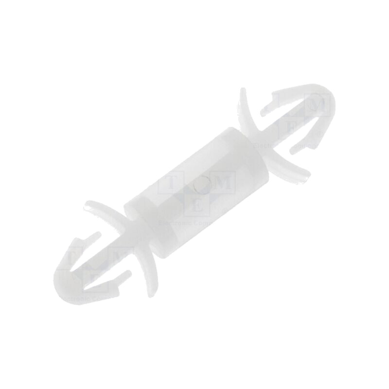 Distanţier PCB; poliamidă; Lung: 9,5mm; clichet/clichet; naturală