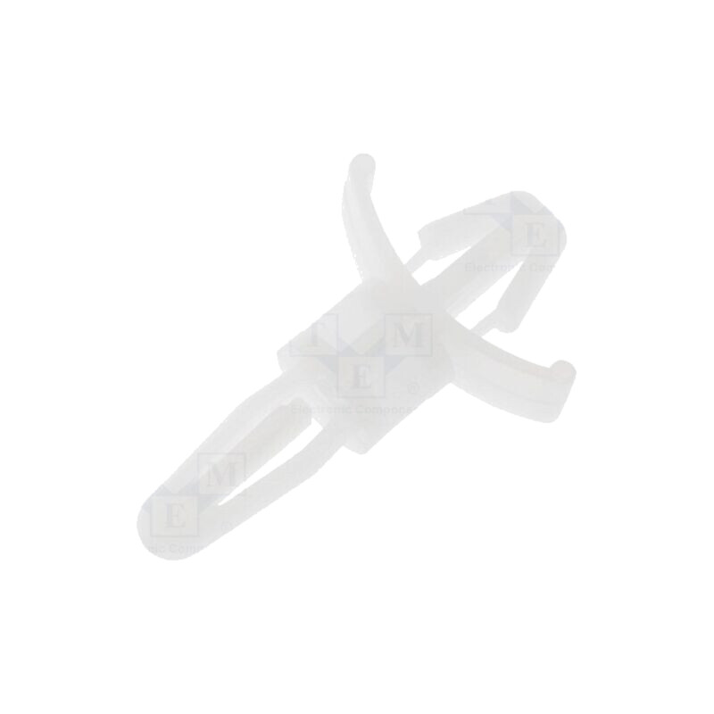 Distanţier PCB; poliamidă; Lung: 6mm; clichet/clichet; naturală