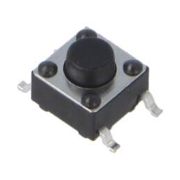 Microîntrerupător TACT; SPST; Poz: 2; 0,05A/12VDC; SMT; 1,57N; 5mm