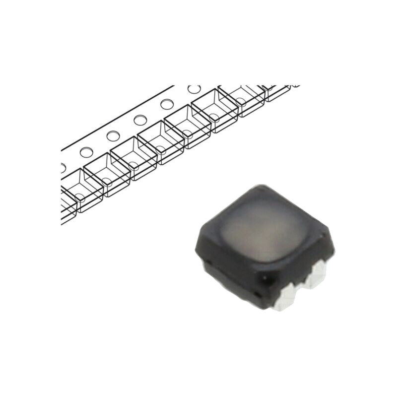 LED; RGB; SMD; 1515; 1,6÷2,4VDC,2,4÷3,2VDC; 1,55x1,5x1mm; 120°; 5mA
