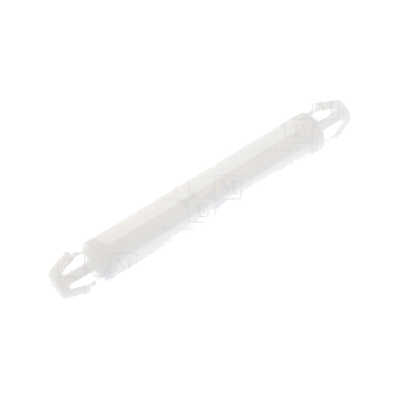 Distanţier PCB; poliamidă; Lung: 30mm; clichet/clichet; naturală