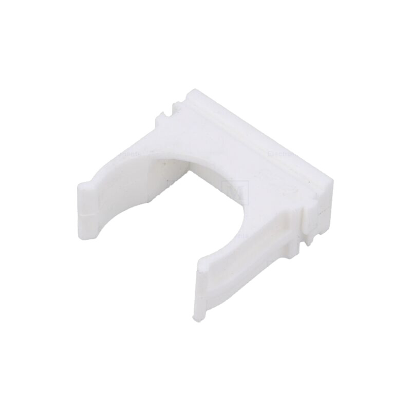 Suport de fixare; polietilenă; FlexiPipe; albă; Dimensiune: 25 Suport de fixare; polietilenă; FlexiPipe; albă; Dimensiune: 25