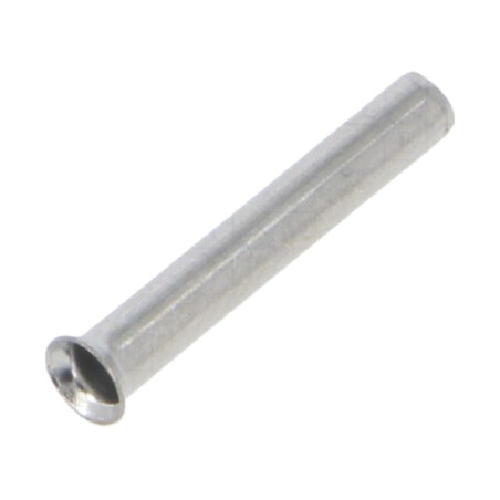 Vârf: tub de capăt; neizolat; cupru; 2,5mm2; 18mm; cositorit