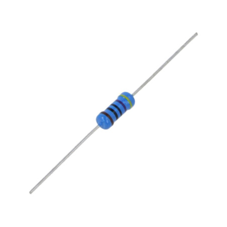 Rezistor: metal film; THT; 470Ω; 2W; ±1%; Ø0,7x25mm; Ø5x12mm; axial