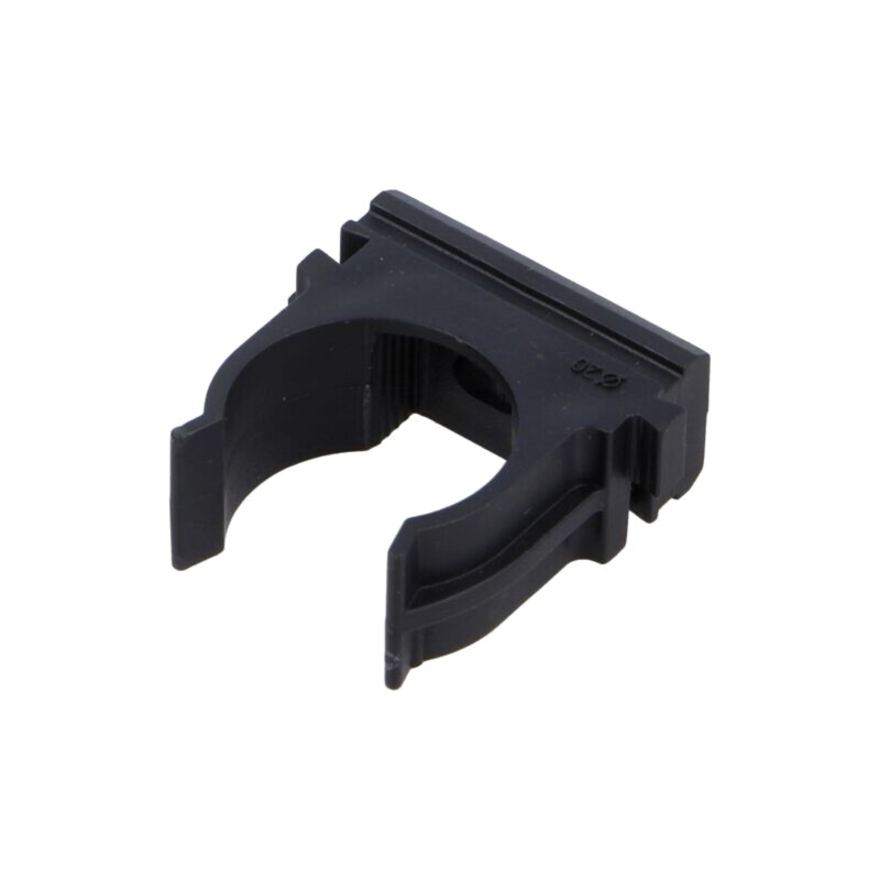 Suport de fixare; polietilenă; FlexiPipe; neagră; Dimensiune: 20