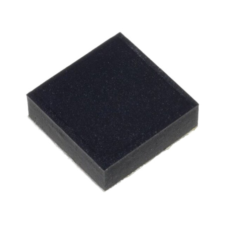 Picioruş autoadeziv; neagră; gumă; Y: 8mm; X: 8mm; Z: 2,5mm