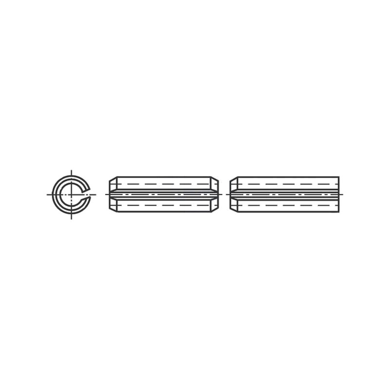 Ştift cu arc; oțel inoxidabil; BN 337; Ø: 1,5mm; L: 10mm; DIN 1481