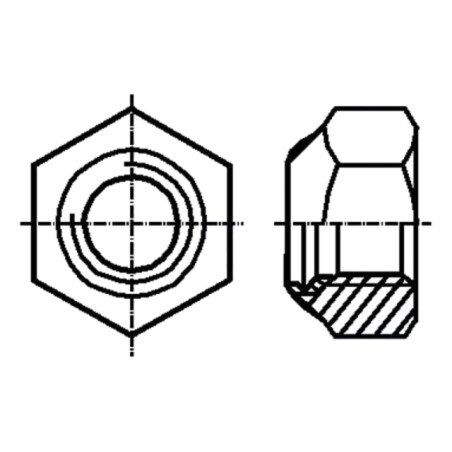 Piuliţă; hexagonală; M5; 0,8; Oţel rezistent la acizi A4; 8mm