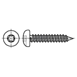 Şurub; 4,2x19; Cap: cap rotund; Torx®; TX20; Înălţ.cap: 3,1mm
