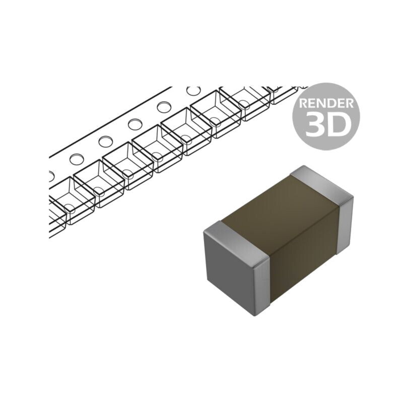 Condensator: ceramic; MLCC; 680pF; 50V; C0G (NP0); ±5%; SMD; 1206 Condensator: ceramic; MLCC; 680pF; 50V; C0G (NP0); ±5%; SMD; 1206