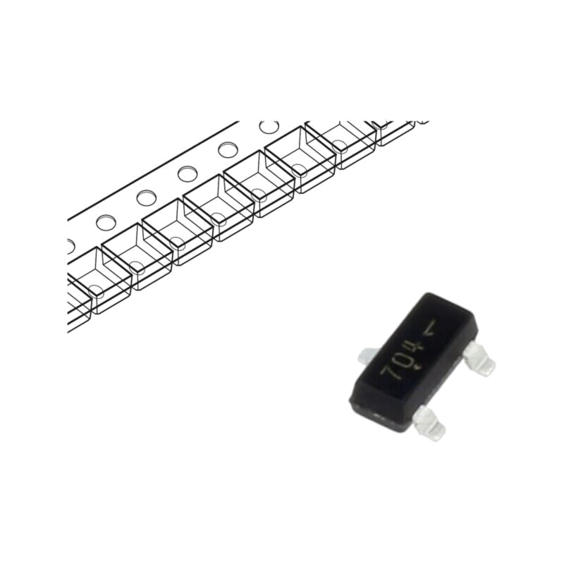 Tranzistor: N-MOSFET; unipolar; 60V; 380mA; Idm: 5A; 420mW; SOT23