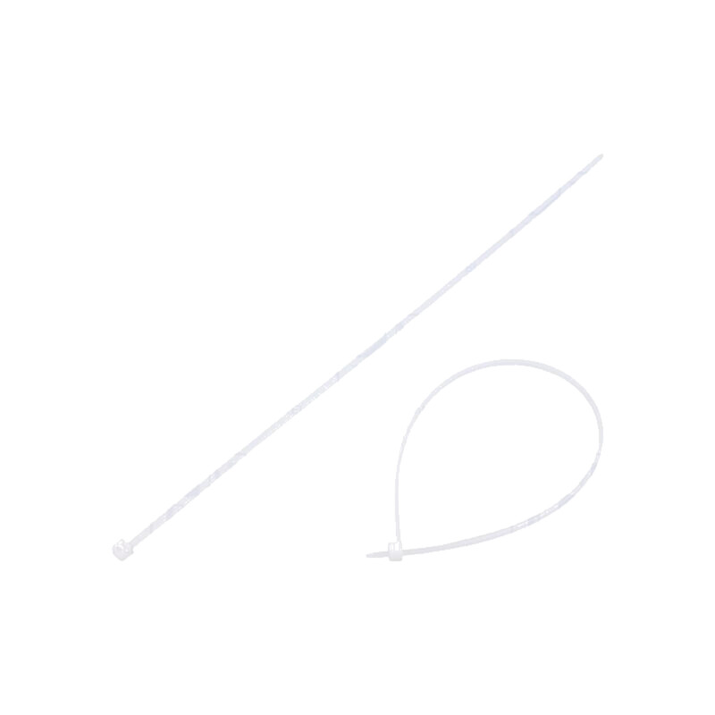 Cable tie; lumiscent; L: 250mm; W: 2.5mm; white; polyamide Cable tie; lumiscent; L: 250mm; W: 2.5mm; white; polyamide