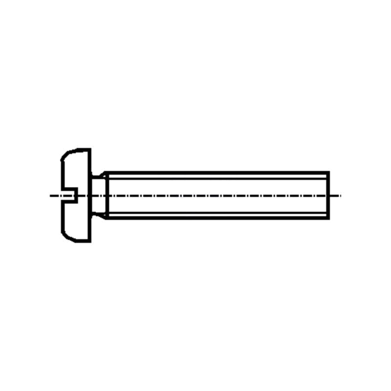 Şurub; M4x10; Cap: cap rotund; crestat; 1,2mm; oţel; zinc; DIN 85A Şurub; M4x10; Cap: cap rotund; crestat; 1,2mm; oţel; zinc; DIN 85A