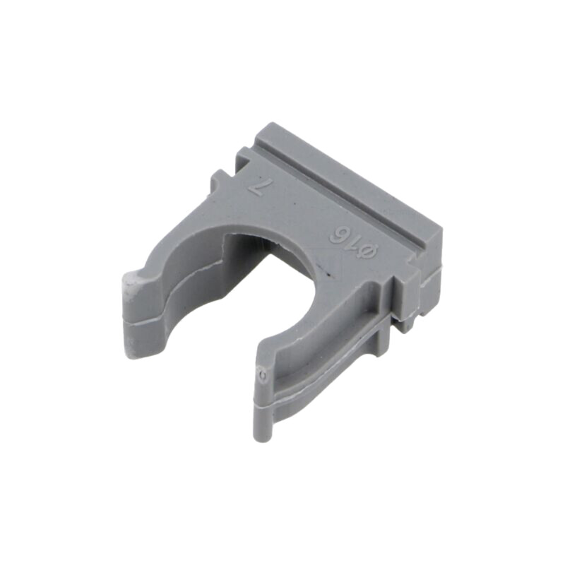 Suport de fixare; polietilenă; FlexiPipe; gri; Dimensiune: 16