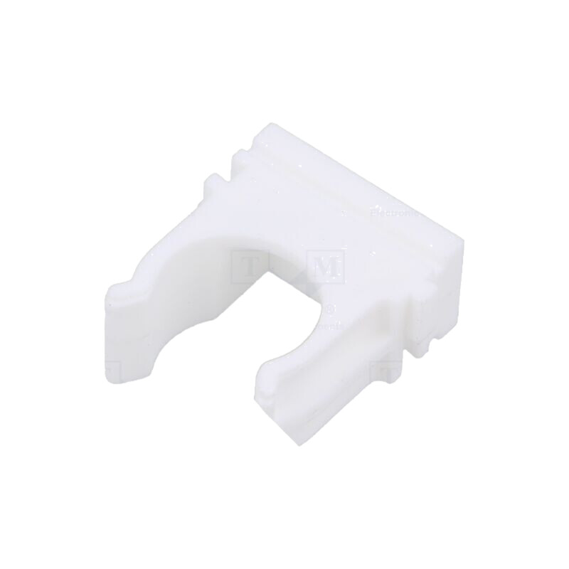 Suport de fixare; polietilenă; FlexiPipe; albă; Dimensiune: 16