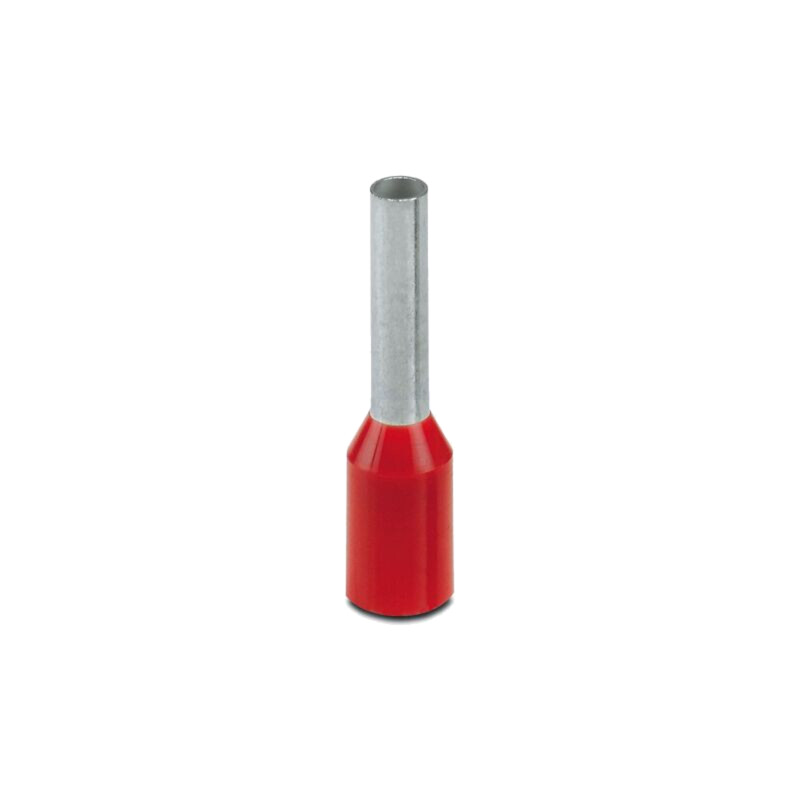 Vârf: tub de capăt; izolată; cupru; 1,5mm2; Lung.capăt: 8mm; roşie Vârf: tub de capăt; izolată; cupru; 1,5mm2; Lung.capăt: 8mm; roşie