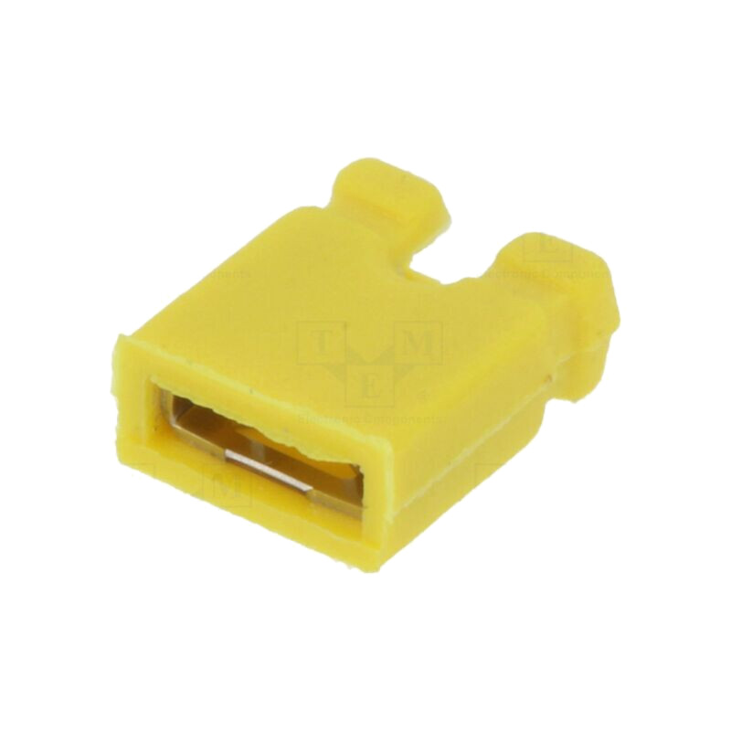 Conector: şiruri pini; jumper; mamă; 2,54mm; 1x2; Versiune: deschis