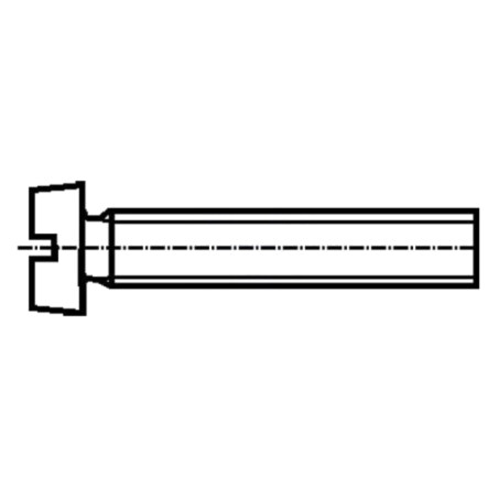 Şurub; M4x14; 0,7; Cap: cap rotund; crestat; 1,2mm; oţel; zinc