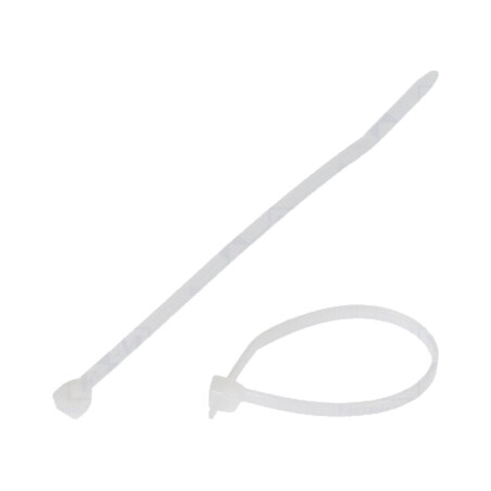 Colier de strângere; L: 79mm; W: 2,3mm; naturală; poliamidă; 80N