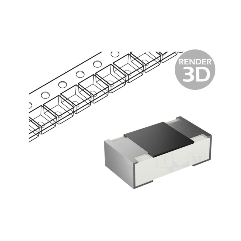 Rezistor: thick film; 1206; 27,4Ω; 250mW; ±1%; -55÷155°C; 100ppm/°C