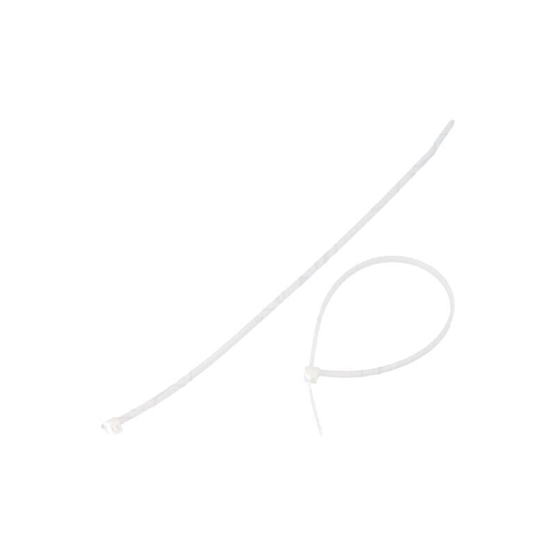 Cable tie; lumiscent; L: 200mm; W: 2.5mm; white; polyamide Cable tie; lumiscent; L: 200mm; W: 2.5mm; white; polyamide