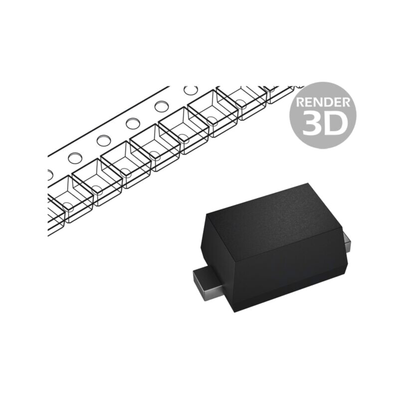 Diodă: comutaţie; SMD; 100V; 0,2A; 6ns; SOD523; Ufmax: 1,25V; Ir: 30uA