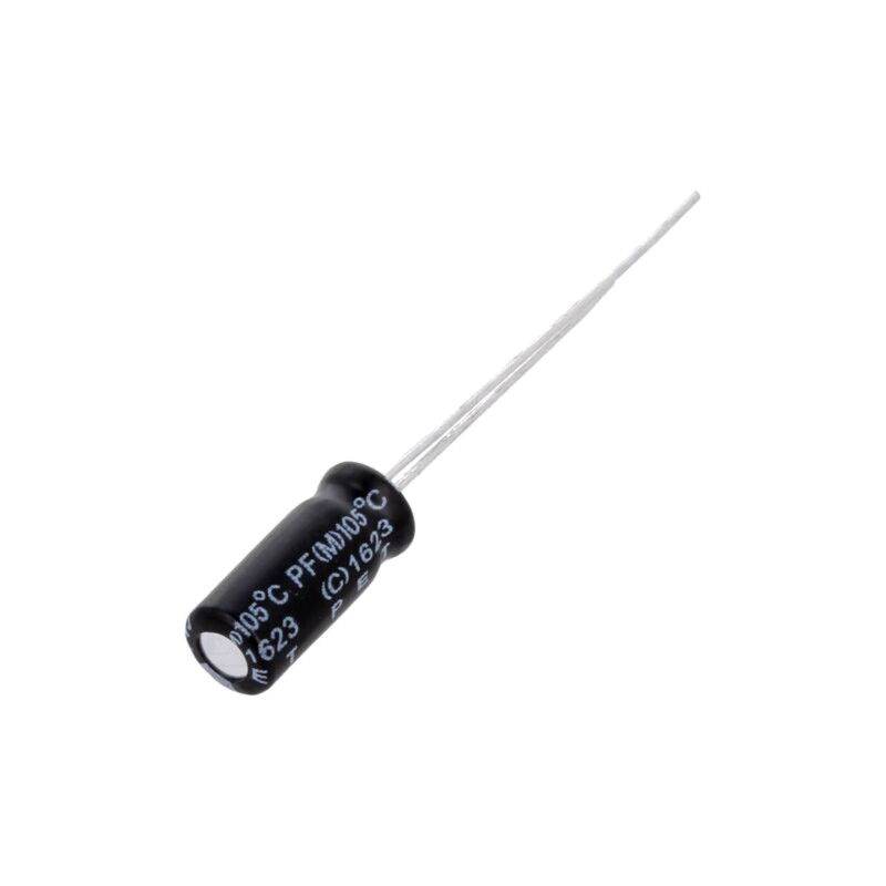 Condensator: electrolitic; THT; 15uF; 63VDC; Ø5x11mm; Raster: 2mm