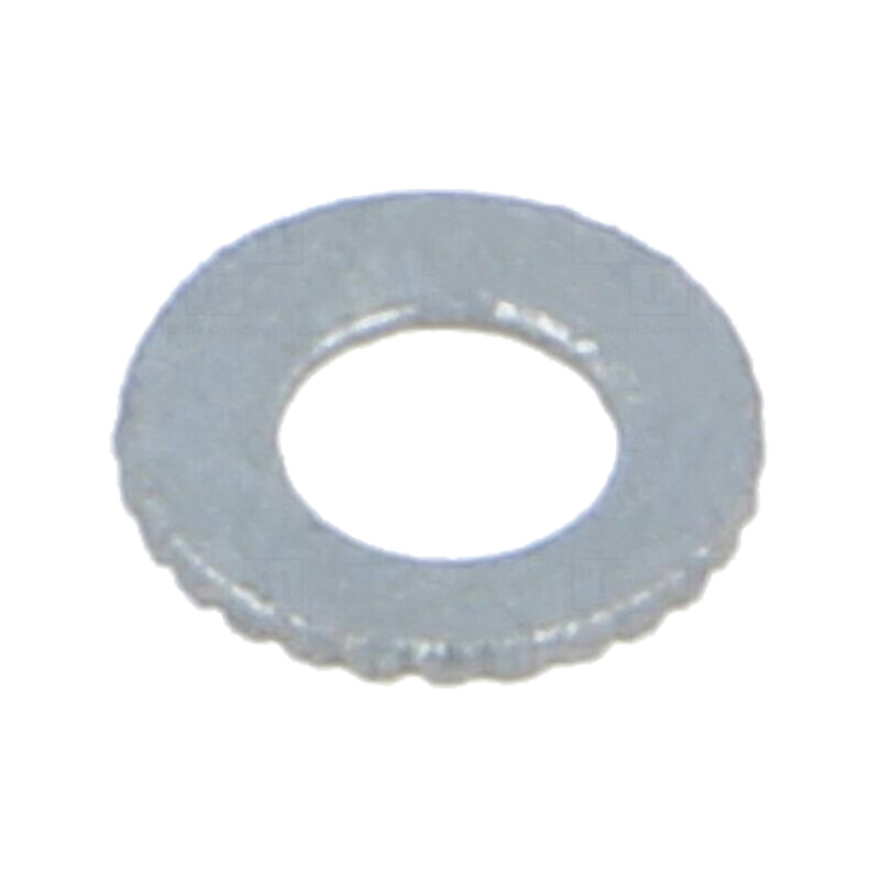 Şaibă; dinţată în interior; M3; D6mm; h0,9mm; oţel elastic