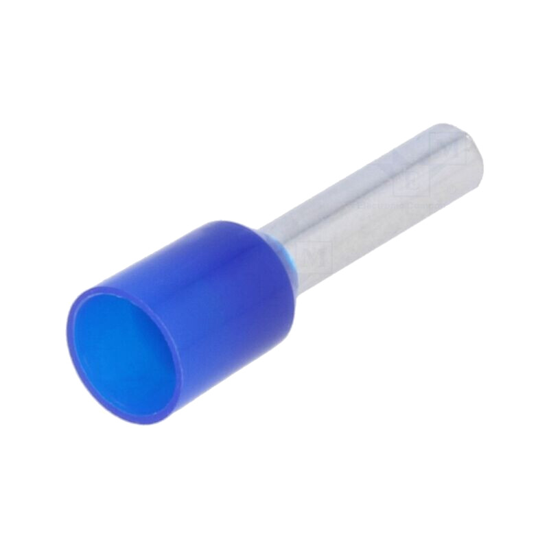 Vârf: tub de capăt; izolată; cupru; 2,5mm2; 10mm; cositorit