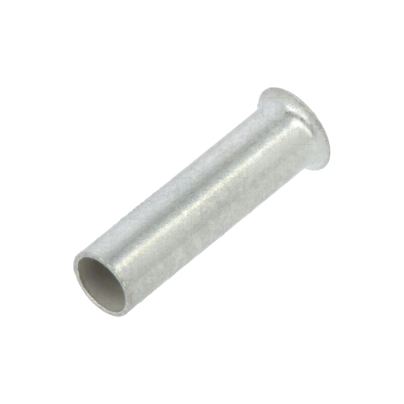 Vârf: tub de capăt; neizolat; cupru; 1,5mm2; 8mm; cositorit
