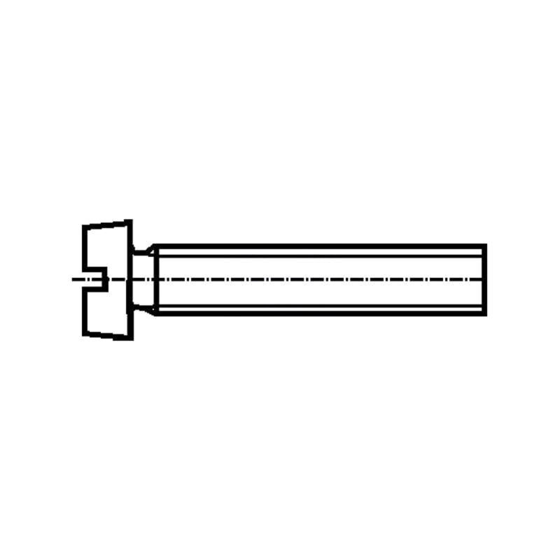 Şurub; M4x10; 0,7; Cap: cap rotund; crestat; 1,2mm; oţel; DIN 84A Şurub; M4x10; 0,7; Cap: cap rotund; crestat; 1,2mm; oţel; DIN 84A