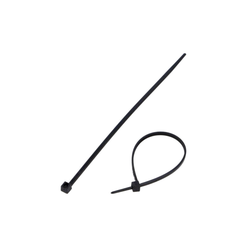 Colier de strângere; L: 135mm; W: 2,5mm; neagră; poliamidă; UL94V-2