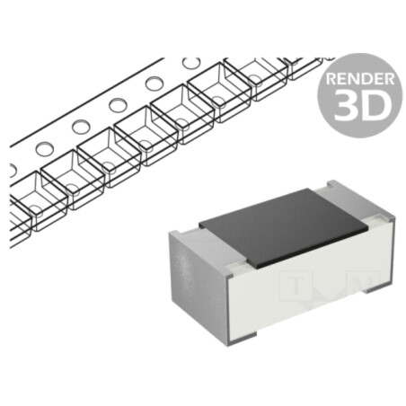 Rezistor: thick film; SMD; 0201; 33kΩ; 50mW; ±1%; -55÷155°C
