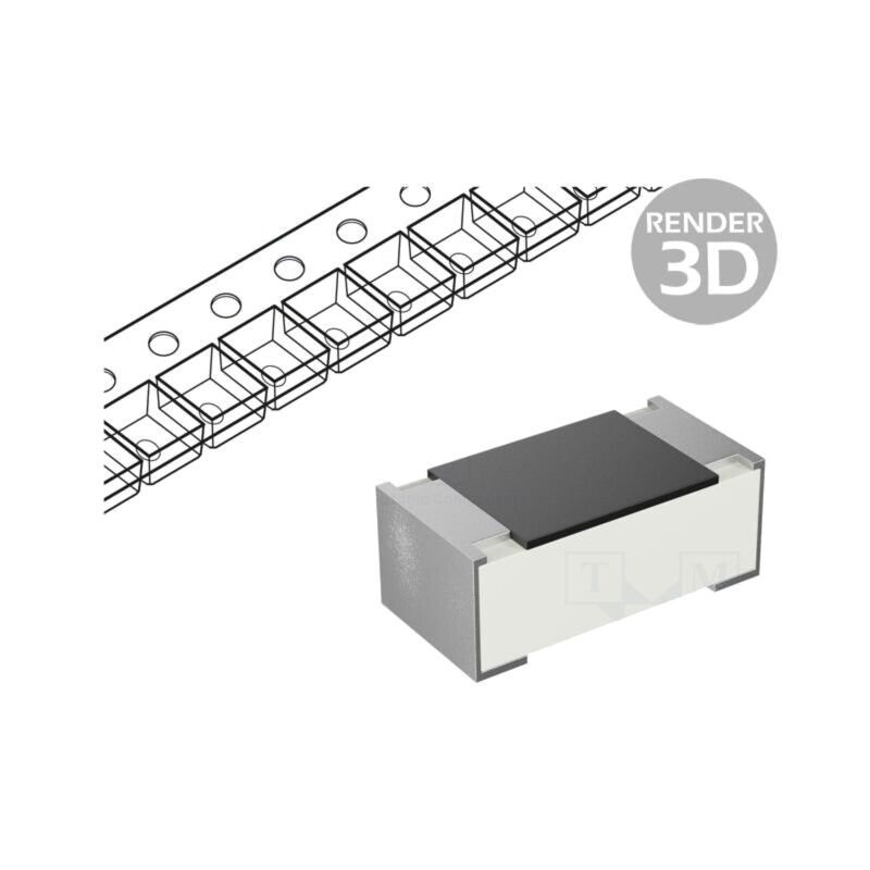 Rezistor: thick film; SMD; 0201; 33Ω; 50mW; ±1%; -55÷155°C