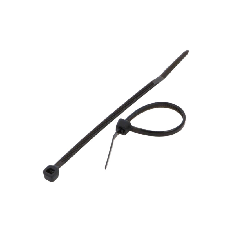 Colier de strângere; L: 80mm; W: 2,5mm; neagră; poliamidă; 80N Colier de strângere; L: 80mm; W: 2,5mm; neagră; poliamidă; 80N