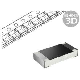 Rezistor: thick film; SMD; 1206; 10MΩ; 250mW; ±5%; -55÷155°C