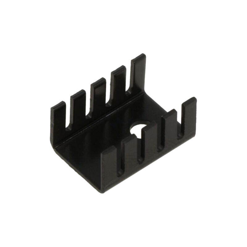 Radiator: extrudat; U; neagră; L: 19,5mm; W: 13,5mm; H: 9,5mm; 24K/W Radiator: extrudat; U; neagră; L: 19,5mm; W: 13,5mm; H: 9,5mm; 24K/W
