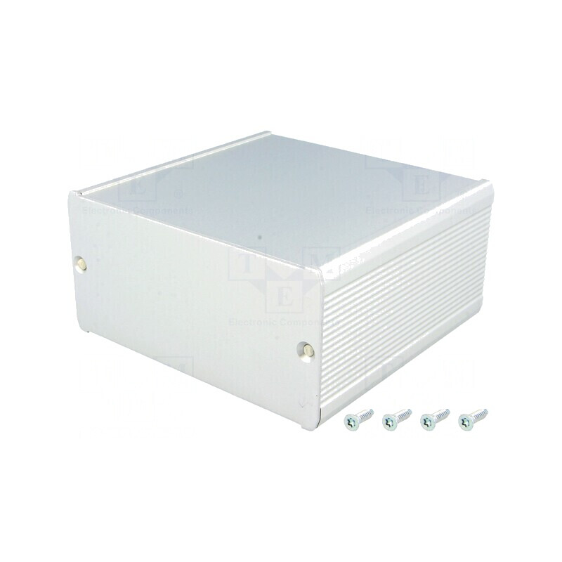 Carcasă Aluminiu Gri TUF 105x100x52 mm | Electronic-mag.ro | Componente Electronice
