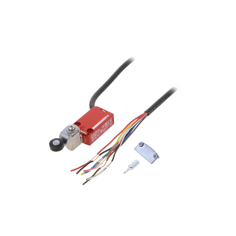 Limitator cursă manetă R 30,4mm cu rolă din plastic Ø16mm 1,5A | Electronic-mag.ro | Componente Electronice