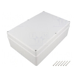 Carcasă Universală 190mm x 280mm x 95mm cu Bucșă Alamă | Electronic-mag.ro | Componente Electronice