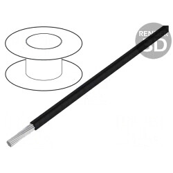 Cablu EcoWire Metric 1mm2 Cu Negru 600V | Electronic-mag.ro | Componente Electronice