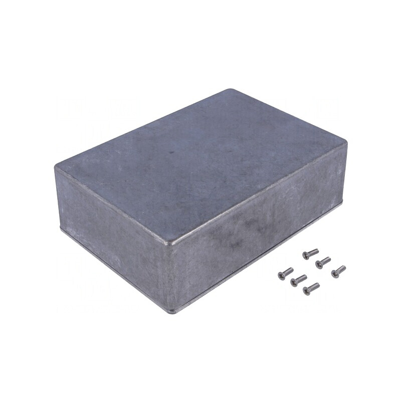 Carcasă Universală Aluminiu Natural 121mm x 171mm x 55mm | Electronic-mag.ro | Componente Electronice