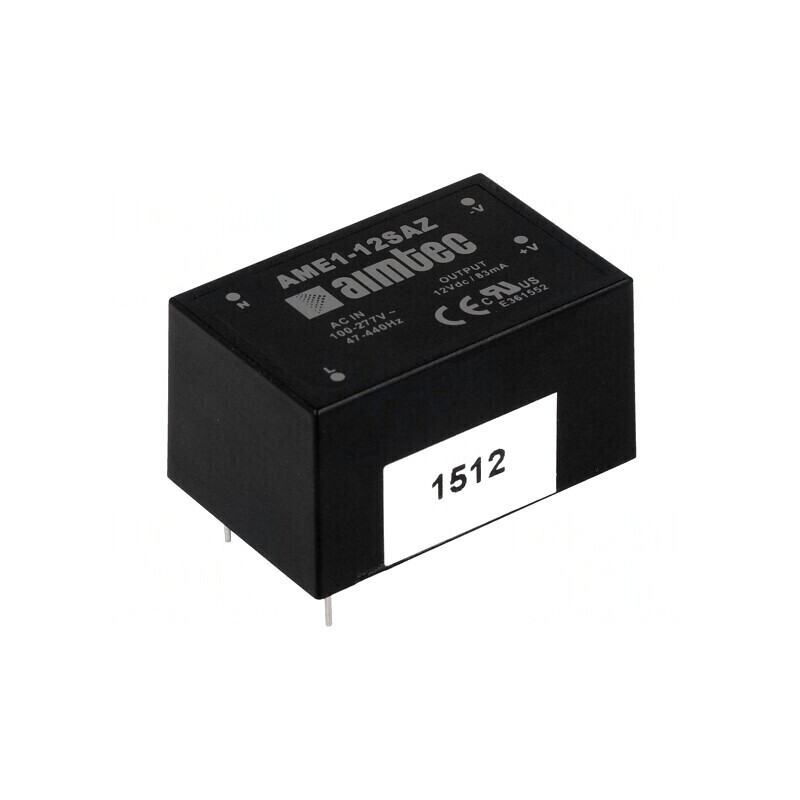 Convertor AC/DC 1W 90-305VAC 12VDC | Electronic-mag.ro | Componente Electronice