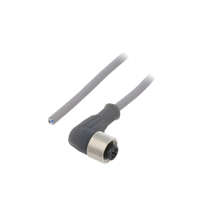 Cablu de conectare M12 4 pini unghi 0,6m 250VAC 2,5A | Electronic-mag.ro | Componente Electronice Cablu de conectare M12 4 pini unghi 0,6m 250VAC 2,5A | Electronic-mag.ro | Componente Electronice