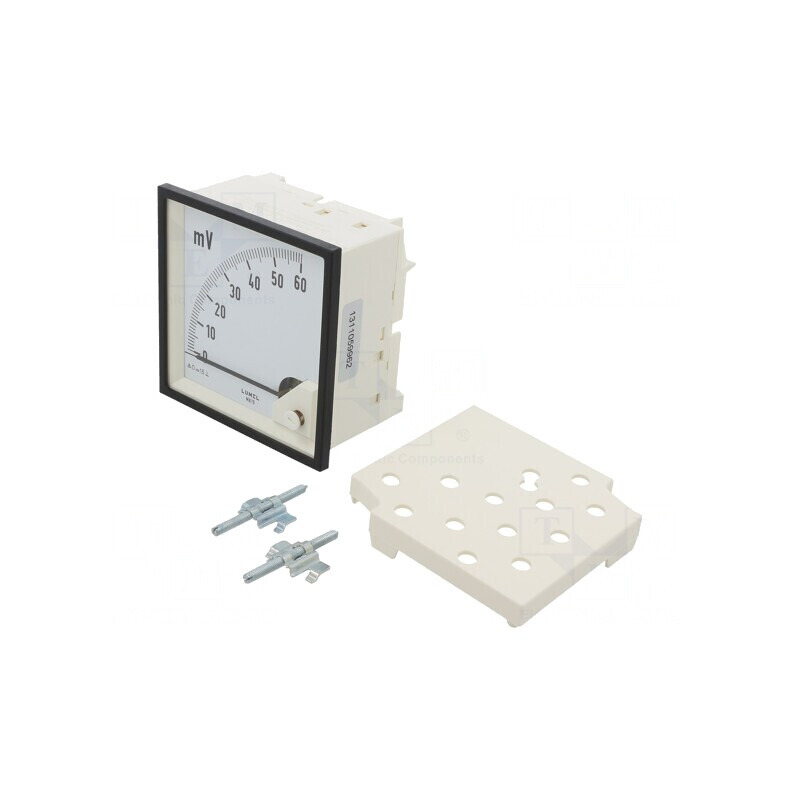 Voltmetru Panou VDC 0-60mV Clasa 1.5 Umax 600V 96x96mm | Electronic-mag.ro | Componente Electronice Voltmetru Panou VDC 0-60mV Clasa 1.5 Umax 600V 96x96mm | Electronic-mag.ro | Componente Electronice