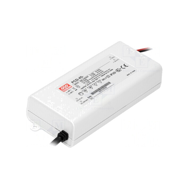 Alimentator LED 39,9W 22-38VDC 1050mA | Electronic-mag.ro | Componente Electronice Alimentator LED 39,9W 22-38VDC 1050mA | Electronic-mag.ro | Componente Electronice