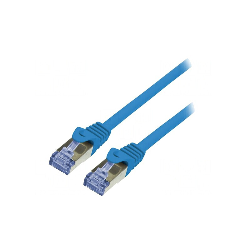 Patch cord S/FTP Cat6a LSZH Albastru 10m | Electronic-mag.ro | Componente Electronice Patch cord S/FTP Cat6a LSZH Albastru 10m | Electronic-mag.ro | Componente Electronice