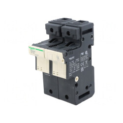 Suport Siguranță Șină DIN Poli 1 N DF221N | Electronic-mag.ro | Componente Electronice