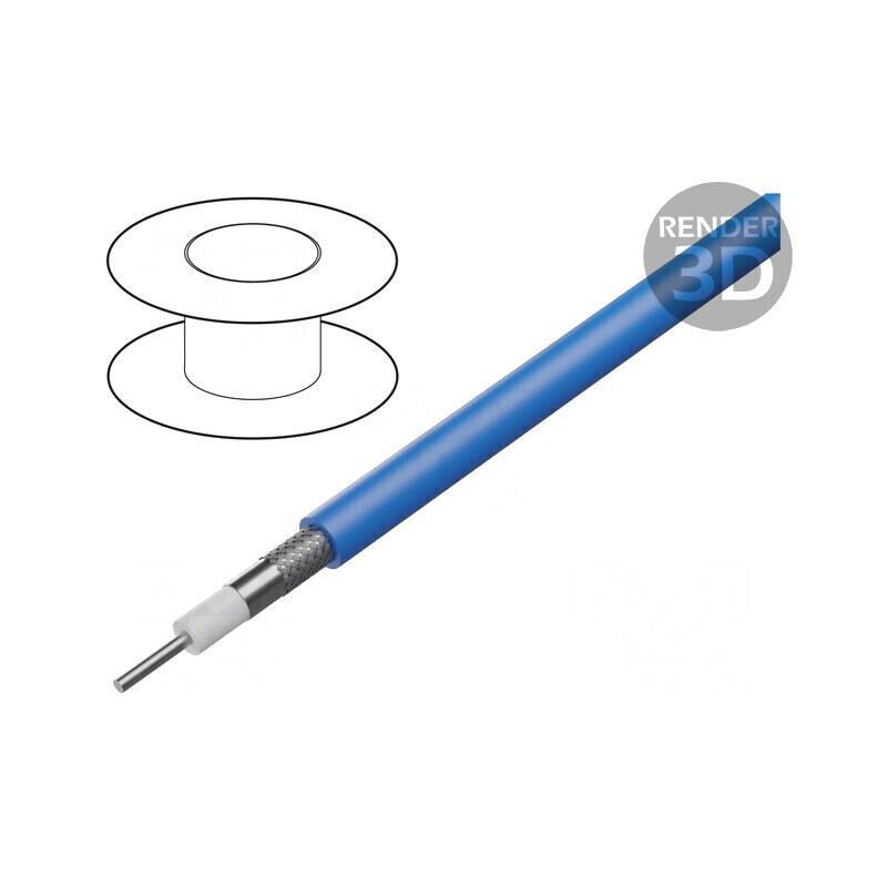 Cablu Coaxial RG405/U 50Ω 30m PTFE 24AWG | Electronic-mag.ro | Componente Electronice Cablu Coaxial RG405/U 50Ω 30m PTFE 24AWG | Electronic-mag.ro | Componente Electronice